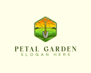 Shovel Lawn Landscaping logo design