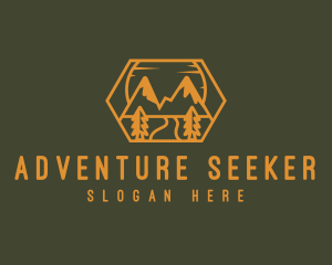 Mountain Forest Camp logo design