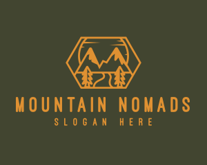 Mountain Forest Camp logo design