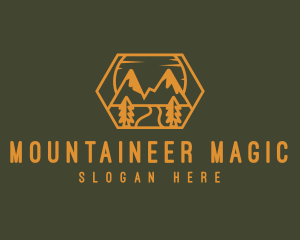 Mountain Forest Camp logo design