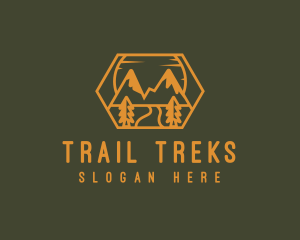 Mountain Forest Camp logo design