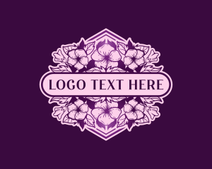 Bloom Flower Garden Logo