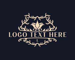 Floral Wedding Boutique Logo