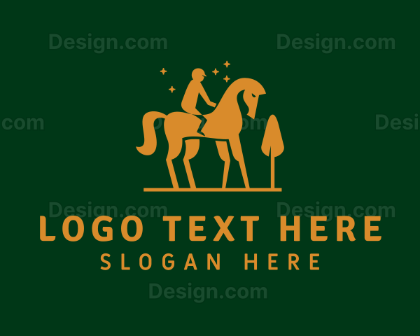 Horse Riding Equestrian Logo