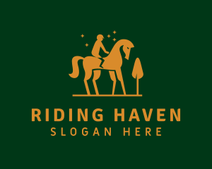 Horse Riding Equestrian  logo design