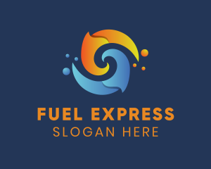 Spiral Liquid Flame logo