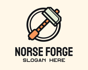 Norse Hammer Weapon logo