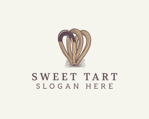 Sweet Churros Dessert logo design