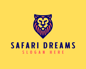 Wild Lion Safari logo design