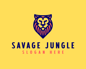 Wild Lion Safari logo design