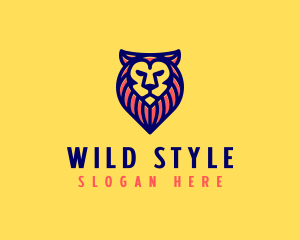 Wild Lion Safari logo design