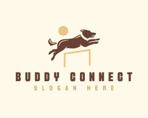 Dog Training Hurdle logo design