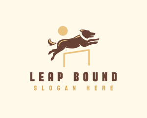 Dog Training Hurdle logo design