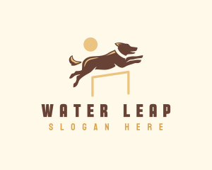 Dog Training Hurdle logo design