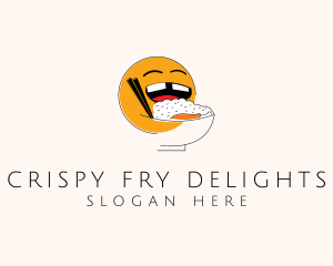 Smiling Rice Bowl  logo design