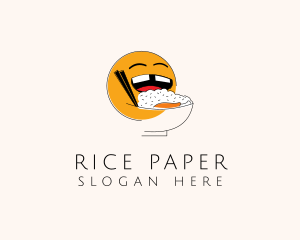 Smiling Rice Bowl  logo design