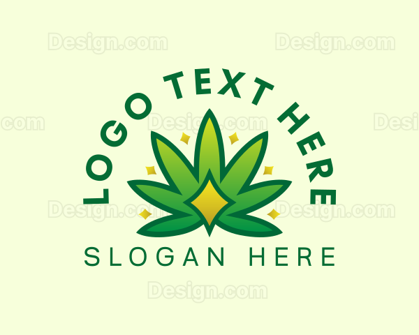 Premium Marijuana Leaf Logo