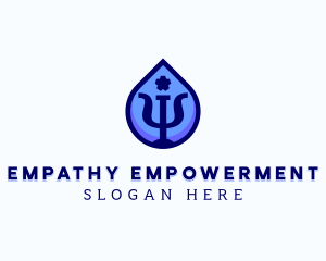 Counseling Psychology Droplet logo design