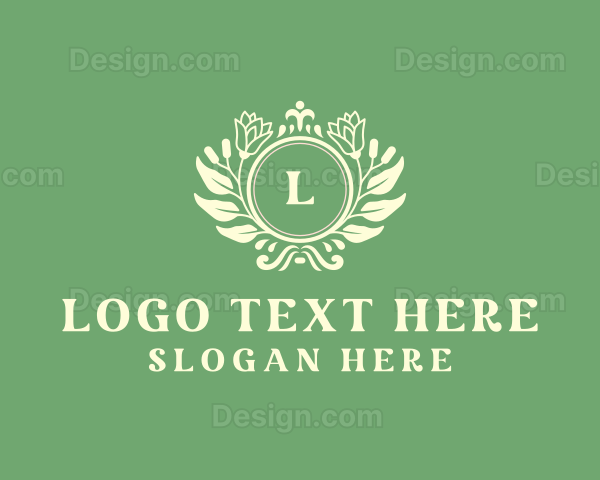 Elegant Flower Garden Logo