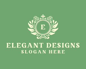 Elegant Flower Garden logo design