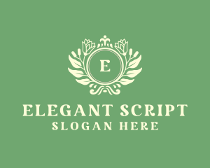 Elegant Flower Garden logo design