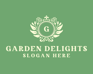 Elegant Flower Garden logo design