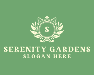 Elegant Flower Garden logo design