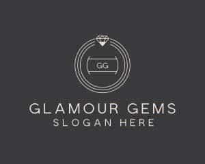 Deluxe Diamond Jewelry  logo design