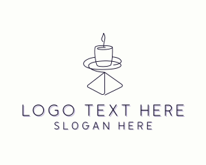 Candle Interior Designer Decor logo