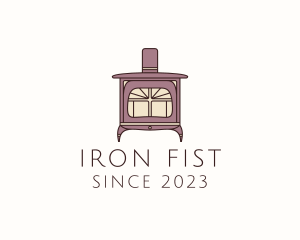 Cast Iron Fireplace  logo design