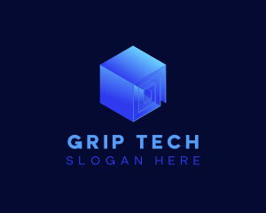 Digital Cube Tech logo design