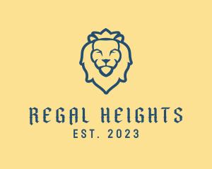 Regal Crown Lion logo design