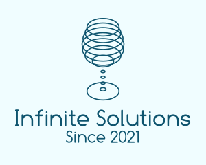 Outline Wine Glass  logo