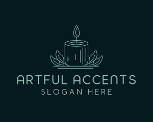 Candle Spa Decor logo design