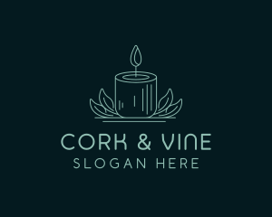 Candle Spa Decor logo design