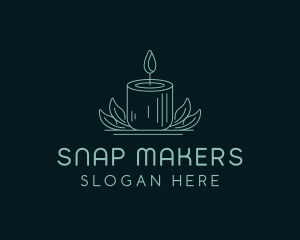 Candle Spa Decor logo design