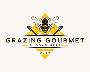 Bee Hive Honey logo design