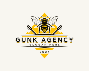 Bee Hive Honey logo design