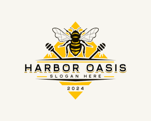 Bee Hive Honey logo design