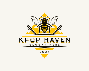 Bee Hive Honey logo design