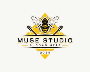 Bee Hive Honey logo design