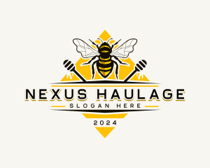 Bee Hive Honey logo design