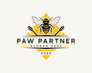 Bee Hive Honey logo design