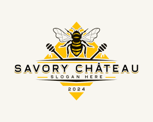 Bee Hive Honey logo design