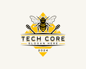 Bee Hive Honey logo design