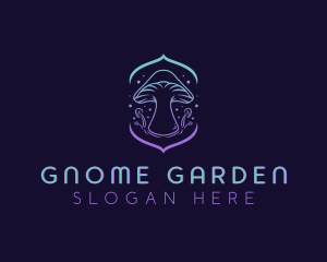 Magical Mushroom Garden logo design