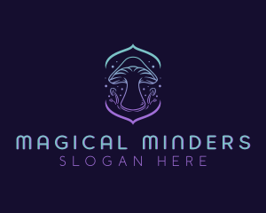 Magical Mushroom Garden logo design