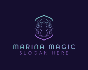 Magical Mushroom Garden logo design