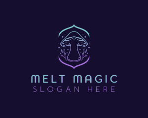 Magical Mushroom Garden logo design