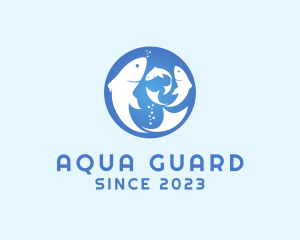 Marine Fish Aquarium  logo design